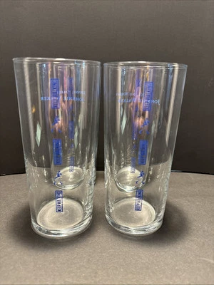 Set Of 4 Johnnie Walker “Keep Walking” Highball Cocktail Drinking Glass