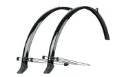 SKS 28" Commuter Road 35 Mudguard Set, 35 mm Profile Width, Plastic, Black