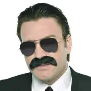 Good Fella Moustache Mafia Gangster Boss Fake Moustache Costume Accessorie AC05
