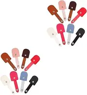 SHINEOFI 2sets Nail Clipper Organizer Pu Cover Cuticle Scissors Holder Manicure Tool Case Multi-functional Storage for Nail Accessories 8pcs*2