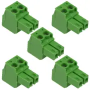 5 x 2-Way 3.81mm Right Angle Pluggable Terminal Block 8A 300V