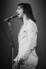 Singer Steve Walsh Performing With Rock 1977 OLD MUSIC PHOTO