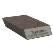 Trademark Sanding block lrg angled fine/med grit (100 pack) SB3
