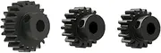 NMNRC 45# Steel M1 Pinion Gear 15T 17T 21T Mod1 for Arrma 1/7 Fireteam Felony Limitless Infraction Mojave 6S BLX 1/8 Typhon Outcast Kraton Notorious Talion 6S BLX & EXB RC Car Upgrades Part