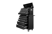 Giantz 14 Drawer Tool Box Cabinet Chest Mechanic Garage Storage Trolley Black