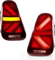 Pair LED Red Tail Lights For 2001-2006 BMW Mini R50 R52 R53 Cooper S Rear Lamps (for: Mini)