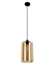 Glass Cylinder Pendant Light