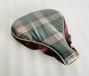 Vintage Retro Antique Bike Bicycle Tricycle Seat Saddle Seat Cover Old School