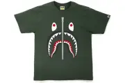 BAPE Shark Tee Olive drab xxxl