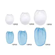 10 Pieces Paint Strainer Bags Multifunctional Easy to Clean Elastic Opening