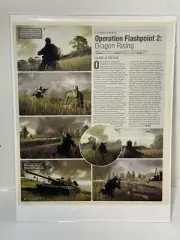 operation flashpoint 2: dragon rising video game preview print ad wall art