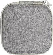 Multi-Functional Eye Drops, Medicine & Travel Accessories Organizer - Hardshell EVA Compact Carry Case - Loops & Mesh Pocket for Daily Pills, Charging Cables & Batteries by Clinical Experts
