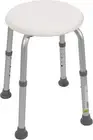 Essential Medical Supply Round Bath Stool - Height Adjustable Shower Chair for C