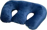 Twin Z Pillow Navy - 6 uses in 1 Twin Nursing Pillow ! Breastfeeding, Bottlefeeding, Tummy Time, Reflux, Support and Pregnancy Pillow!