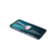 Scratchproof TPU + Acrylic Ring Bracket Protective Case For OPPO Reno(Navy Blue)
