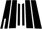 HOUV Fit for Frd Taurus Keyless 2010-2014 2015 2016 2017 2018 2019 Glossy Black Pillar Posts Door Window Decoration Accessories