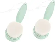 Ipetboom Facial Brush for Women 2pcs Soft Bristle Face Brush Long Handle Facial Scrubber for Sensitive Skin Manual Control