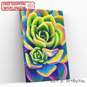 Paint By Numbers Kit Flowers Nature Framed Home Oil Art Wall Painting Acrylic