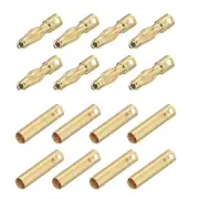 8 Pairs Banana Plugs Connector 4mm Male Female Banana Plug for Speaker Wire