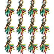 120PCS Premium Alligator Clips Electrical, 5 Colors Test Probes & Leads, Croc...
