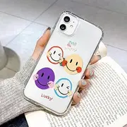 for iPhone 12 Pro Max 11 13 14 Pro Mini XS Max X XR 6 6s 7 8 Plus SE 2020 10 14 Plus Case Cute Funny Smiley Phone Case,U134,for iPhone 13