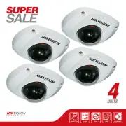 SALE! 4 Hikvision DS-2CD2510F HD Mini Dome Network Camera,1.3 MP, 4mm Lens, PoE