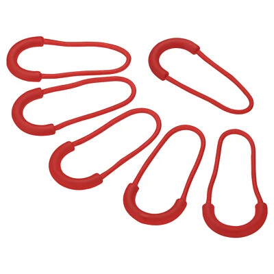 Zipper Pulls Replacement 15pcs Extension Cord Handle Plastic U-Shape Red
