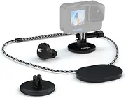 Magnetic Sports Camera Neck Holder Mount Quick Release with 1/4 Inch Screw Adapter Lanyard for Sports Cameras