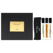 Scent Odyssey - Junoon by Rasasi for Women - 3 Pc Mini Gift Set 0.25oz Satin EDP Spray, 0.25oz Velvet EDP Spray, 0.25oz Leather EDP Spray
