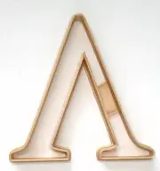 LAMBDA GREEK LETTER FRATERNITY SORORITY COOKIE CUTTER USA PR4333