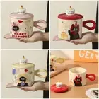 Drinkware Coffee Cup Handmade Water Mug Ceramic Couple Cup Kitchen Acceesories