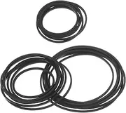 Kisangel 40Pcs Recorder Rubber Belts for Cassette Tape Machines Durable Replacement Tape Recorder Belts for Smooth Rotation and Noise Reduction Record Players and DVD Drives