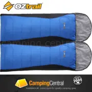 OZTRAIL BLAXLAND JUMBO Double -5 Sleeping Bag 240x90cm Twin Duo Size