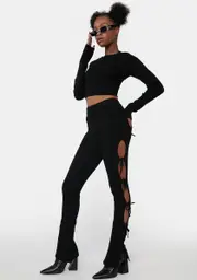 Just This Once Tie Pants Set
