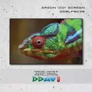 Epson 100" ALR / CLR Ultra Short Throw (UST) Projector Screen. RRP: $2,499