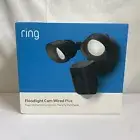 Ring Floodlight Cam Plus Wired 1080p Video Surveillance Camera, Black *NEW*