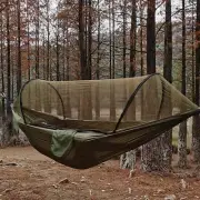 Portable Outdoor Camping Hammock with Mosquito Net Hanging Bed Sleeping Swing