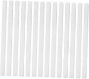 COLLBATH 50 Pack Humidifier Cotton Filters Essential Oil Diffuser Wick Sticks for Aromatherapy Car Home White 8x140mm
