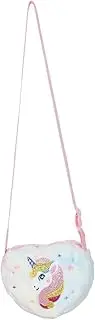 [VALICLUD] Unicorn Crossbody Bag for Girls Plush Shoulder Bag Soft and Comfortable Large Capacity for Candy Storage