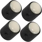 UPKOCH Guitar Parts Metal Volume Knobs Round Volume Knobs for Electric Guitar Metal