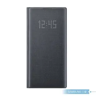 【SAMSUNG 三星】原廠Galaxy Note10 N970專用 LED皮革翻頁式皮套(公司貨)