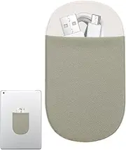 External Hard Drive Holder for Laptop - Reusable Adhesive Stick- Pouch,Elastic Holder for Wireless No Glue Residues Compatible with Tablet or