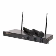 Red Back Uhf Wireless Microphone System 2 Ch With Two Handheld Mics