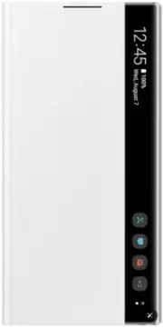 Samsung Galaxy Note10 Case, S-View Flip Cover - White (US Version ) - EF-ZN970CW