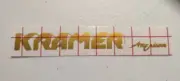 Kramer American Block Style GOLD Vinyl Headstock Decal