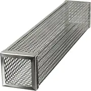 Generic Pellets Smoker Tube Pellets Smoker Box BBQ Portable Patio Grilling Sturdy Pellets Tube Smoker Tube for Hot or Cold Smoking, 12inch