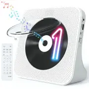 Desktop CD Player Portable with Bluetooth - CD Player for Home with HiFi Spea...