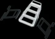 Kuryakyn Dillinger Silver Luggage Rack Steel Bolt-On Roadster 1200 16-20
