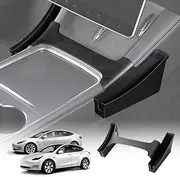 X-CAR Center Console Side Tray Storage Box for Tesla Model 3 2017-2023 and Model Y 2021-2025 Armrest Organizer Car Accessories