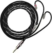 Linsoul DUNU Lyre Mini 24AWG 240-Strand High-Purity OCC Upgraded HiFi Audio Earphone Cable with Q-Lock Mini Plug System for Kiwiears Orchestra Lite, Zero:2, SuperMix 4, Wan'er, Hype4 Iems (MMCX)